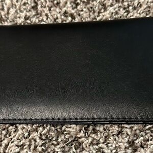 Leather checkbook cover